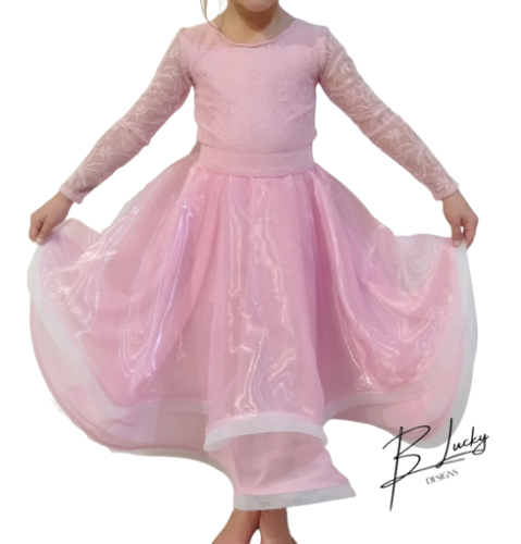 Baby pink Lace standard Costume